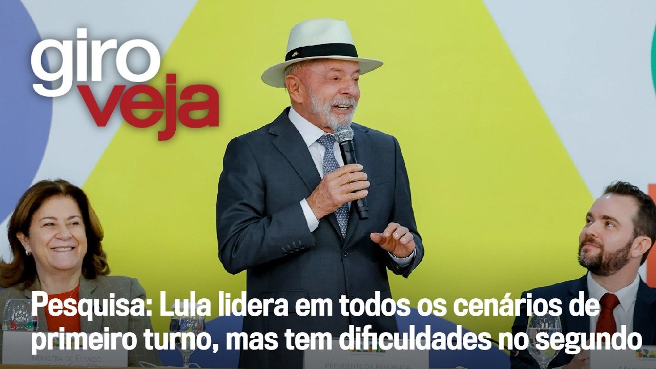 Pesquisa: Lula lidera em todos os cenários de primeiro turno | Giro VEJA