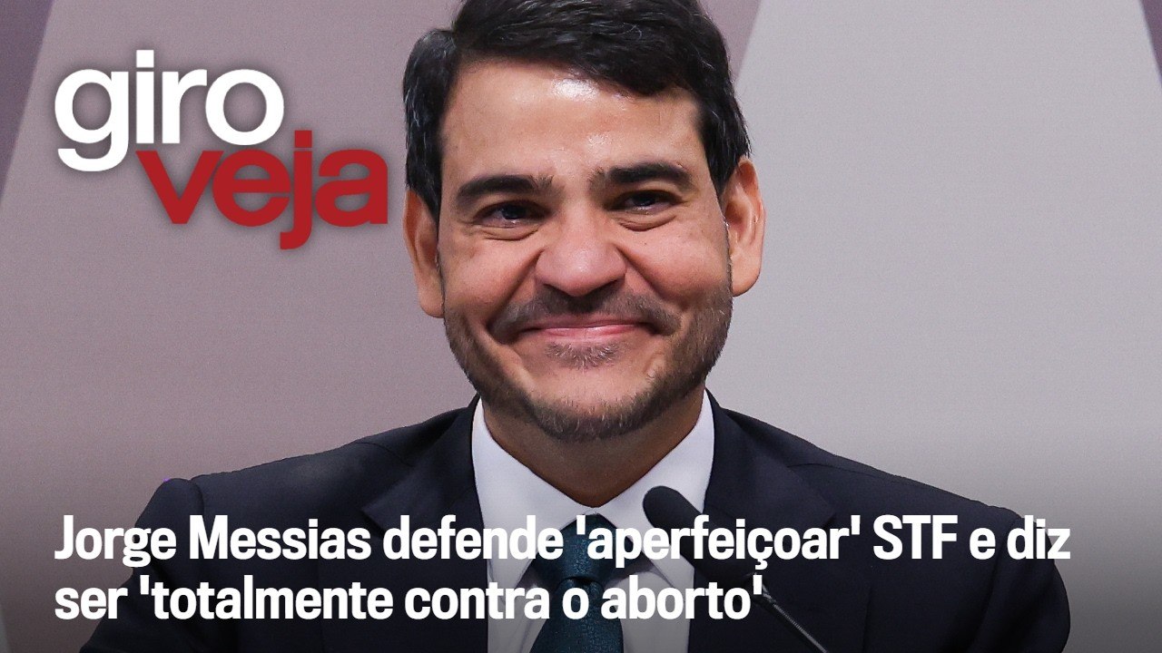 Jorge Messias defende 'aperfeiçoar' STF e diz ser 'totalmente contra o aborto' | Giro VEJA
