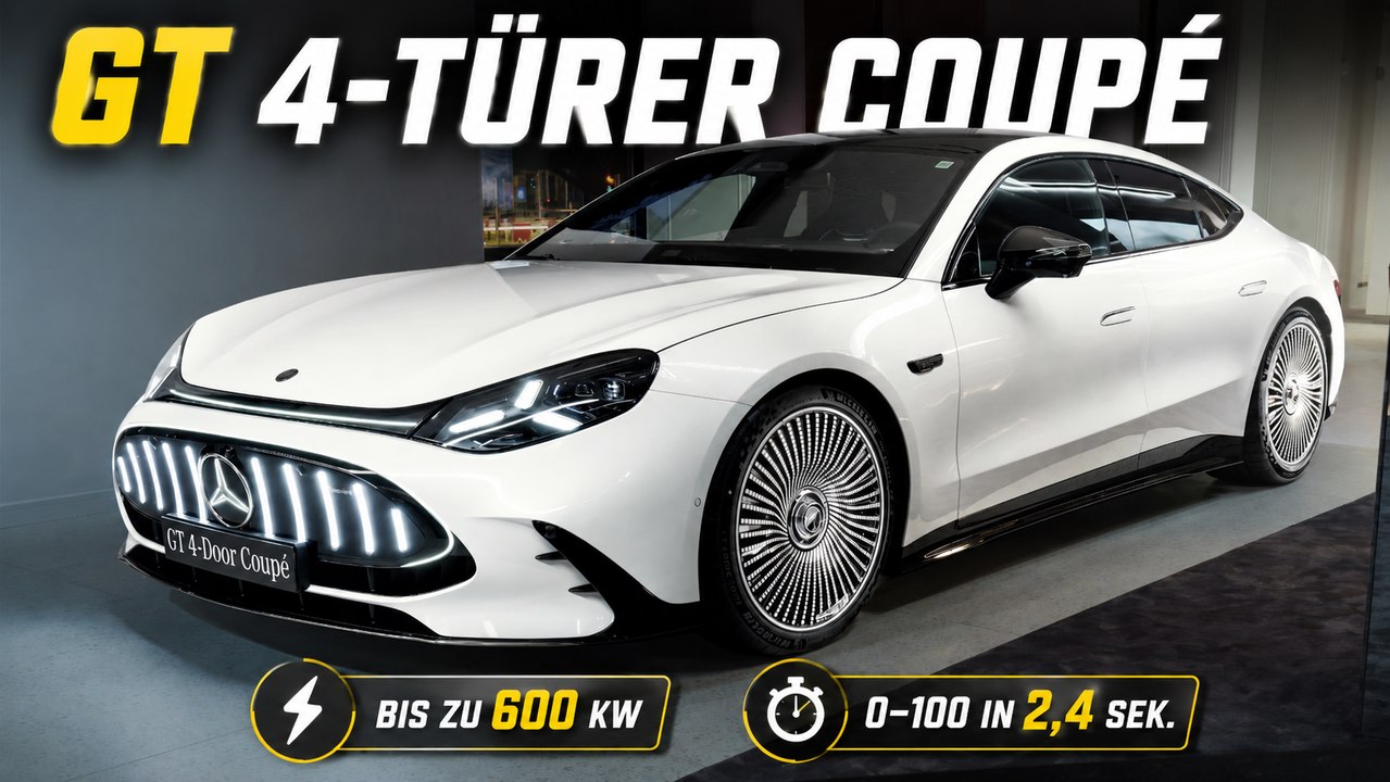 Mercedes-AMG GT 4-Türer Coupé | Neuer AMG-Elektrosportler | Livebilder