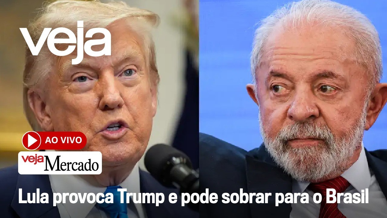 AO VIVO: Lula provoca Trump e pode sobrar para o Brasil | Mercado