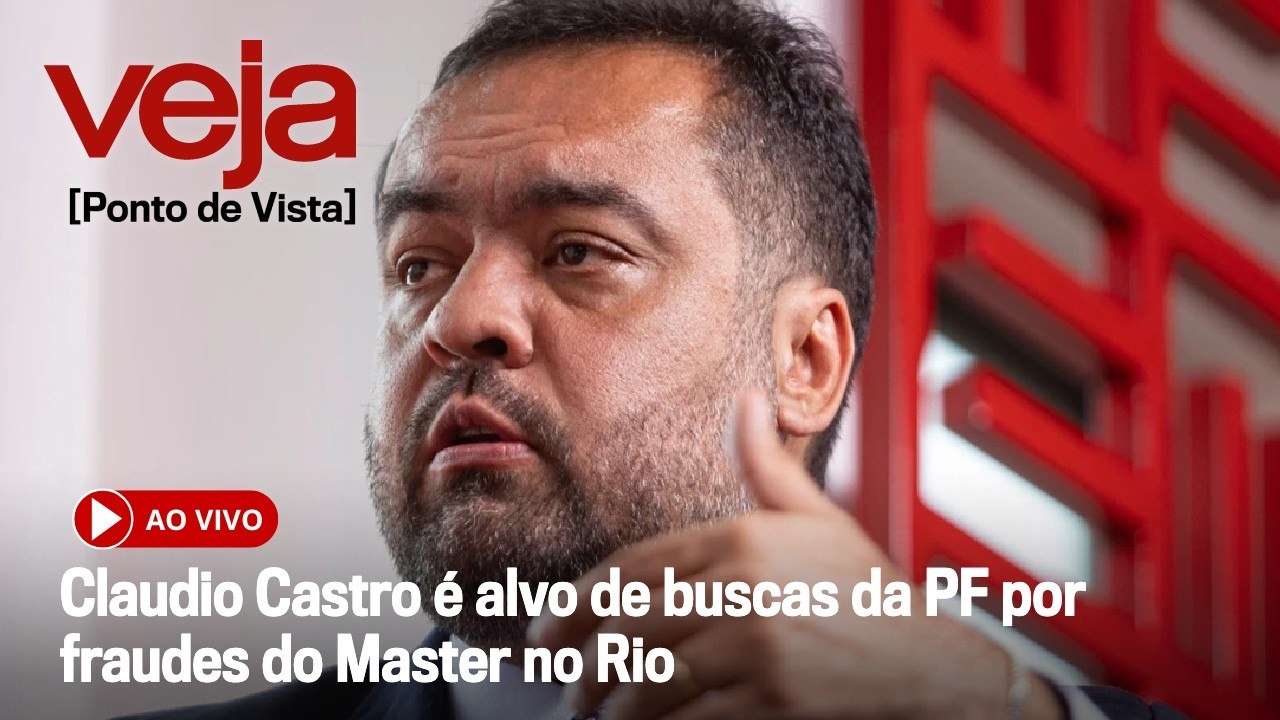 AO VIVO: Claudio Castro é alvo de buscas da PF por fraudes do Master no Rio | Ponto de Vista