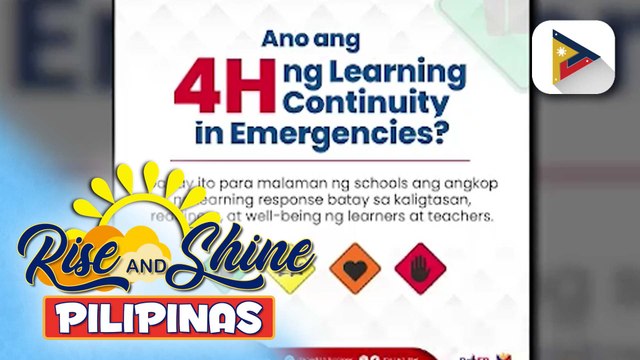 Bagong guidelines sa suspensyon ng klase tuwing may kalamidad, inilunsad ng DepEd | ulat ni Carlo Candelaria