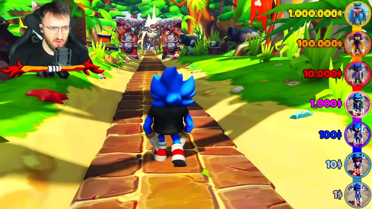 DE 1$ a 1.000.000$ SONIC.EXE en GTA 5 !! (Sonic Movie mod)