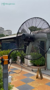 Mingletec BLDC fully sealed motor industrial wall fan #BLDC#industrialfan#wallfan#waterproof#factory