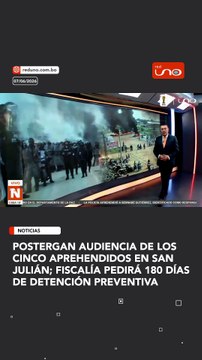 POSTERGAN AUDIENCIA DE LOS CINCO APREHENDIDOS EN SAN JULIÁN