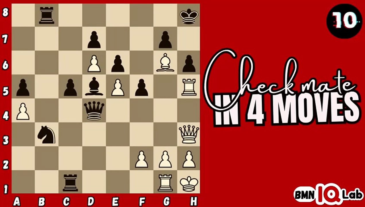 #OnlyTheBest ✋️🥇 Can you checkmate in 4 moves? (Part 47) (White to play)♟️