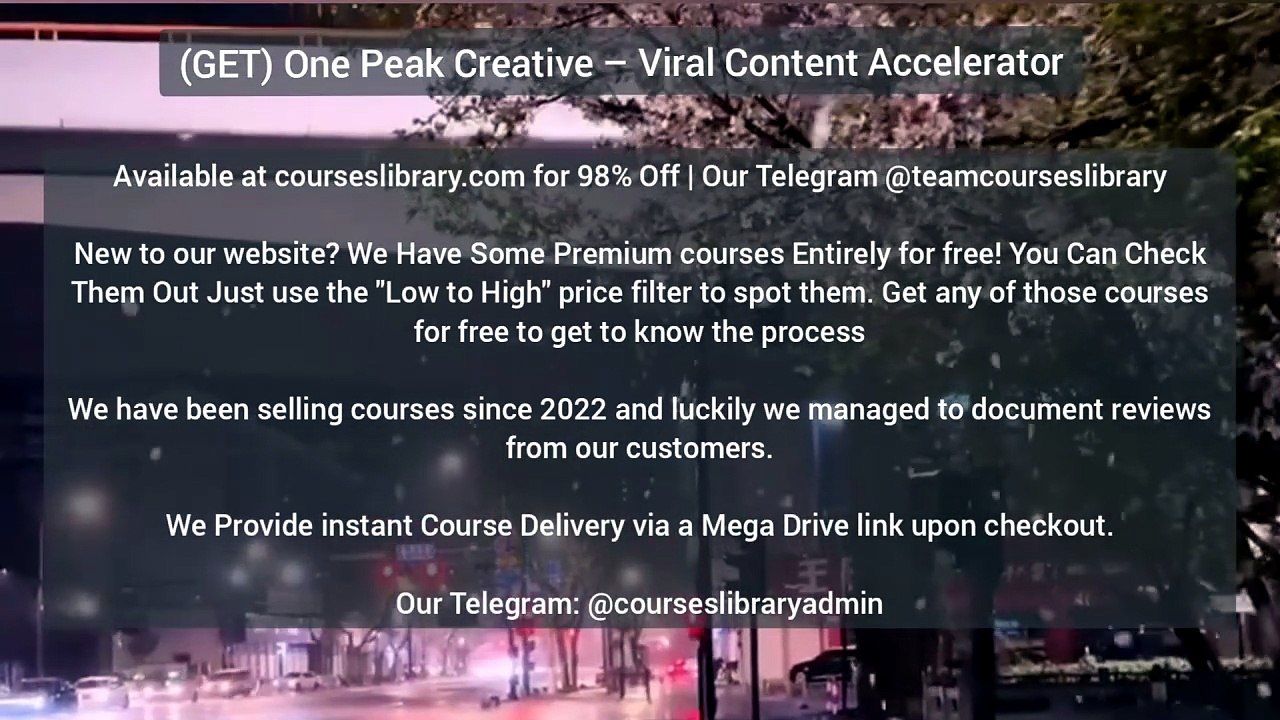 (GET) One Peak Creative – Viral Content Accelerator