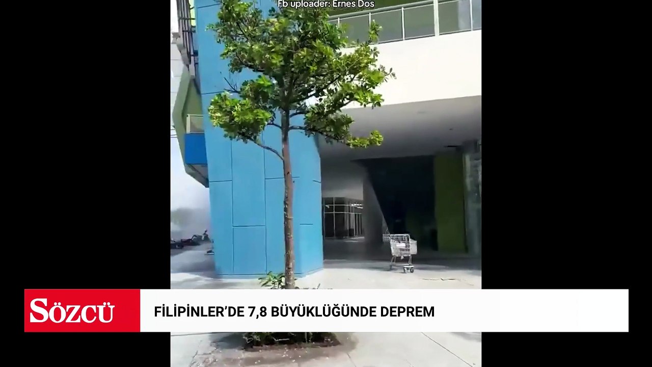 Filipinler'de 7,8 büyüklüğünde deprem