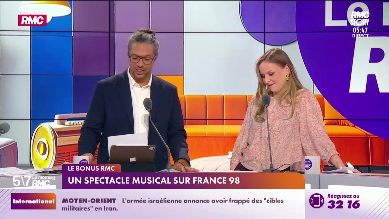 Le bonus RMC : Un spectacle musical sur France 98 - 08/06