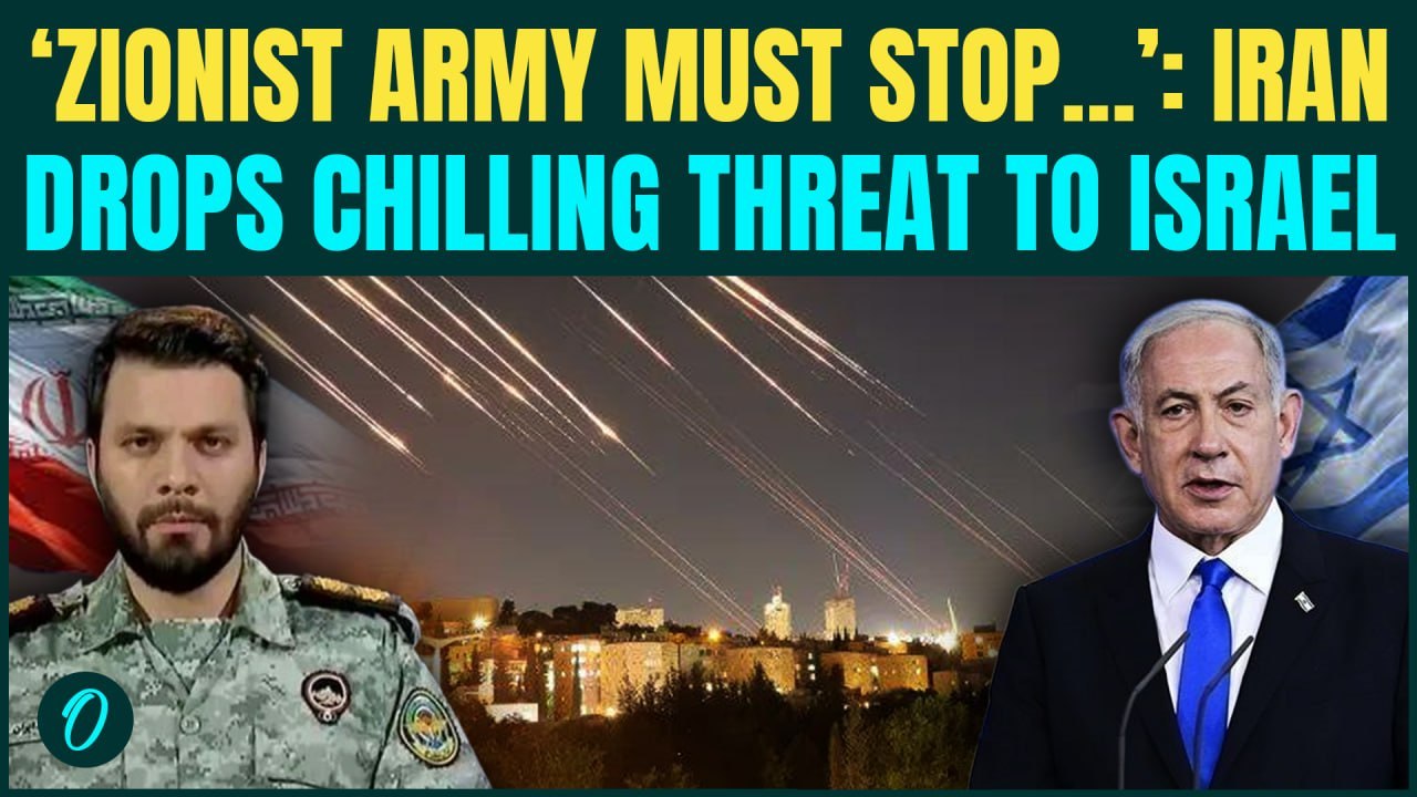 Iran Army Spokesperson VOWS of CRUSHING Response Over Lebanon; Fires 10 Missiles on Israel
