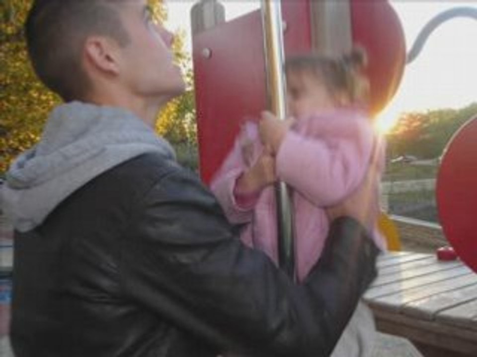 Morgane et son papa
