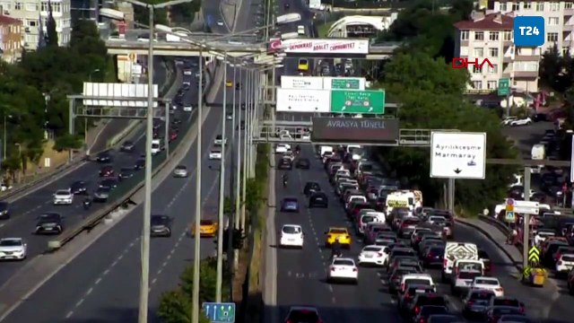 Avrasya Tüneli'nde kaza; tünel trafiğe açıldı