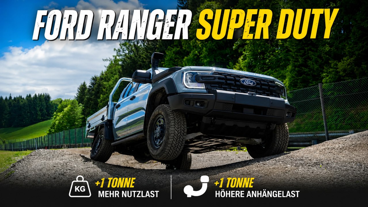 2026 Ford Ranger Super Duty für die härtesten Jobs Europas