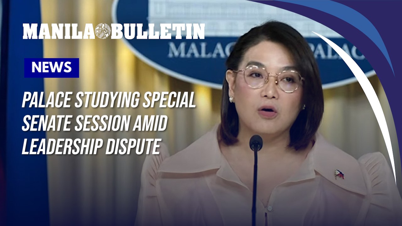 Palace studying special Senate session amid leadership dispute
