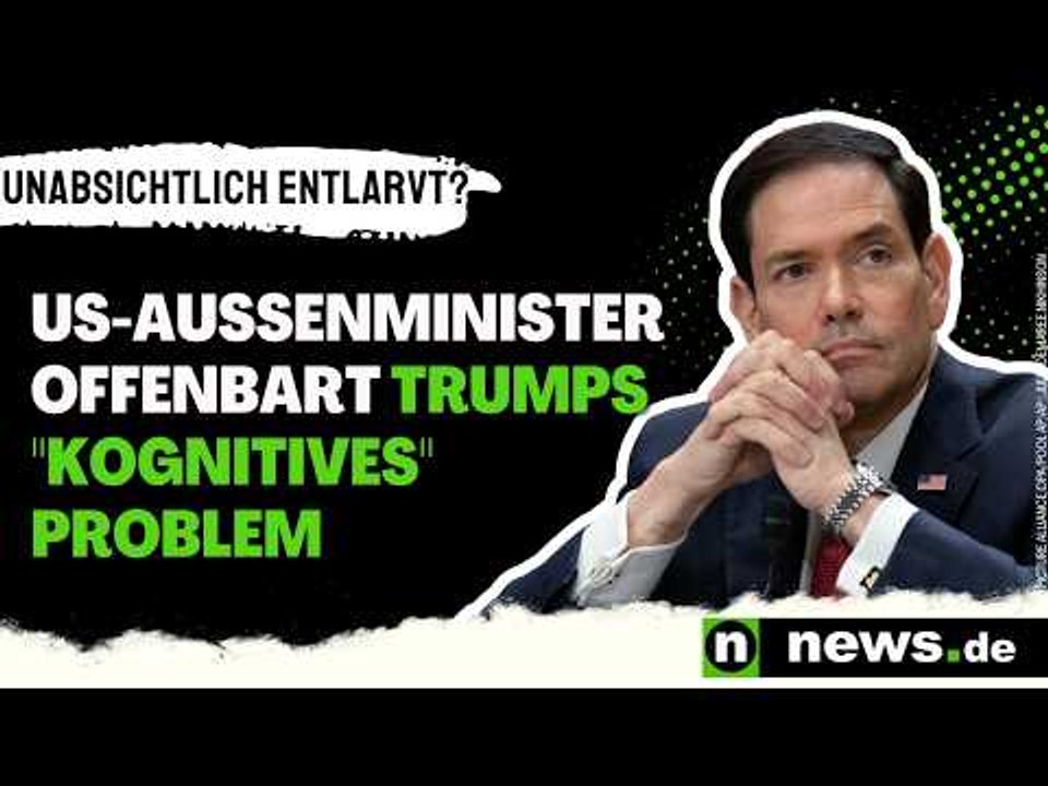 Marco Rubio: Trump unabsichtlich entlarvt? US-Außenminister offenbart 'kognitives' Problem
