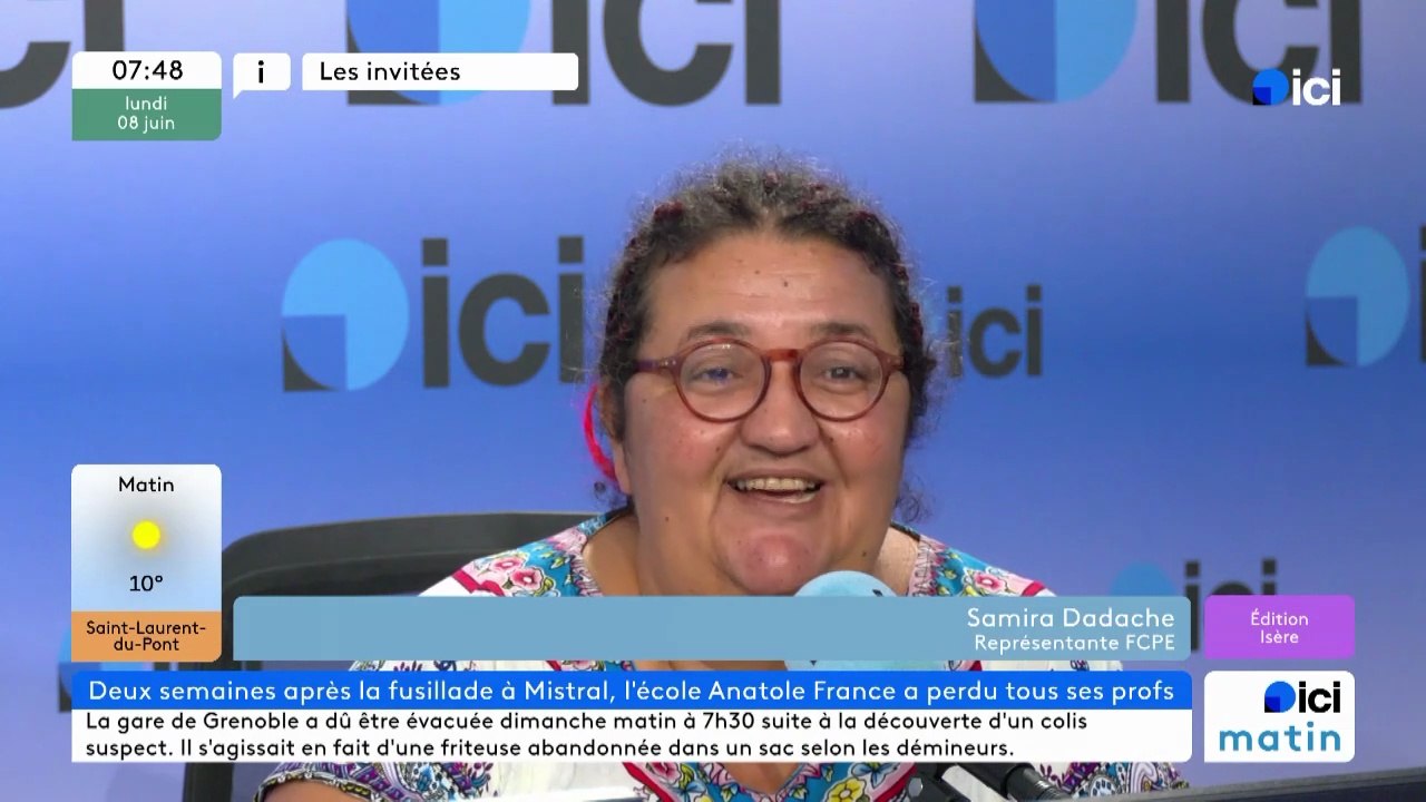 Samira Dadache, présidente de la FCPE Isère