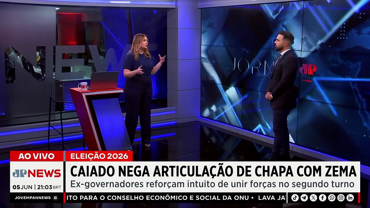 Caiado nega articulação de chapa com Zema