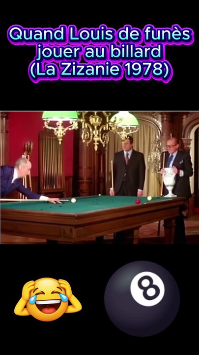Quand Louis de funès jouer au billard (La Zizanie) #8ball #8pool #blackball #billard #ultimatepool #pourtoi #fyp #fluxshorts #reels