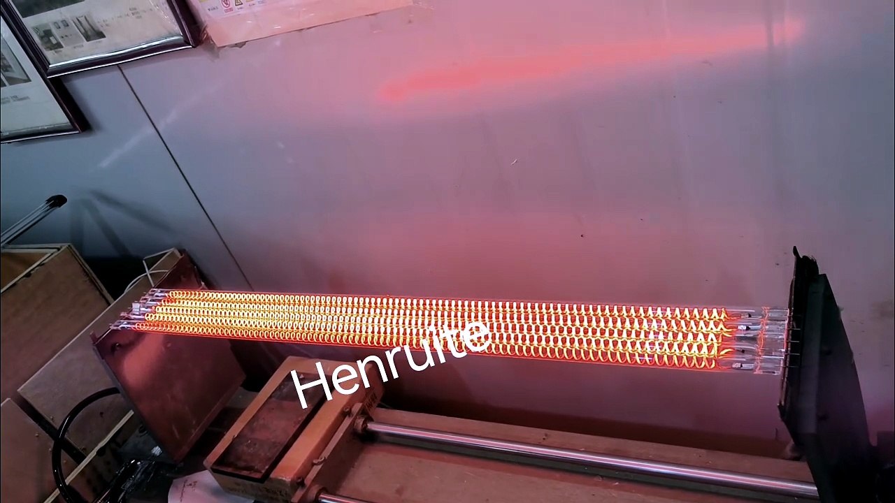 800w Infrared Quartz Carbon Fiber Fused Heating Emitter Ir Lamp for Industry
