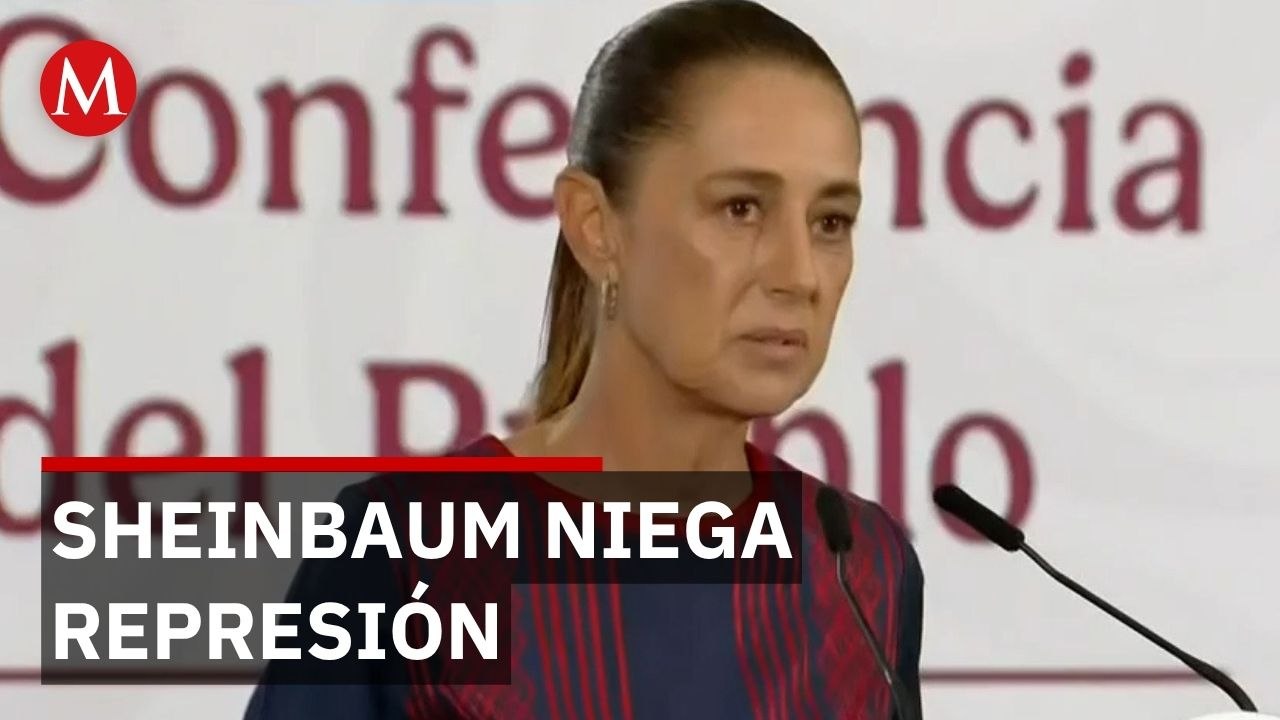Sheinbaum niega represión a maestros y garantiza paz en inauguración del mundial de fútbol