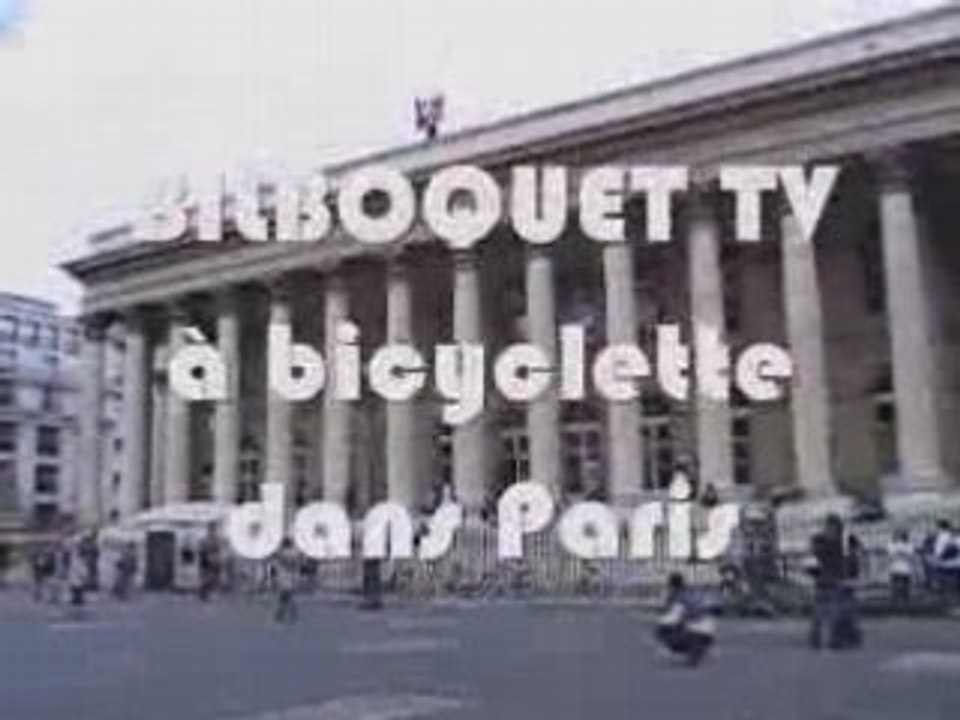 Bilboquet TV a bicyclette