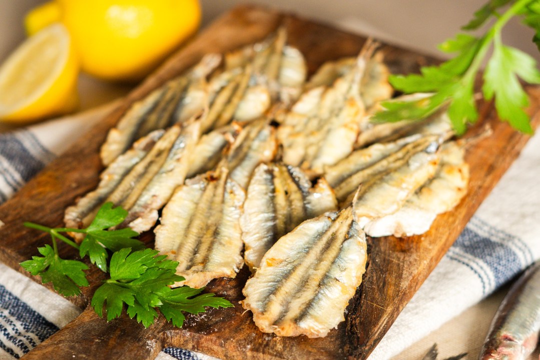 Boquerones al limón en freidora de aire