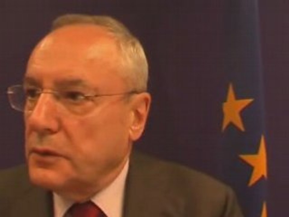 Jacques Barrot à l'Atelier Europe