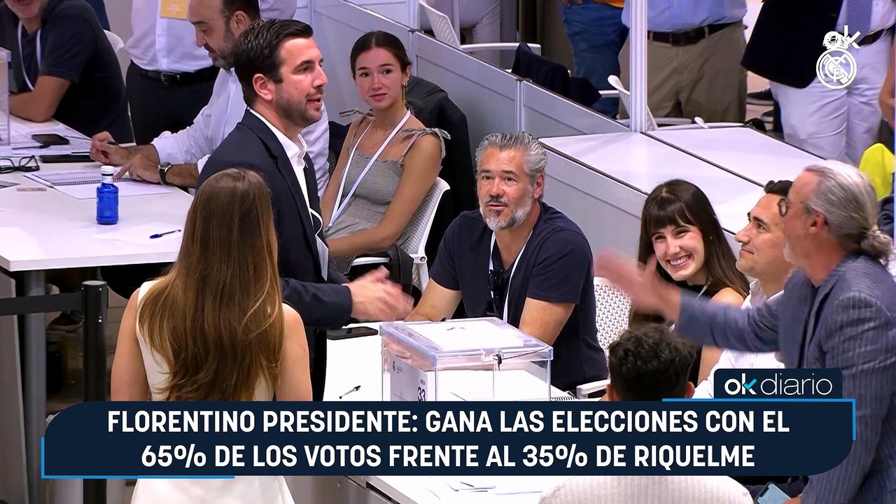 Florentino presidente: gana las elecciones con el 65% de los votos frente al 35% de Riquelme