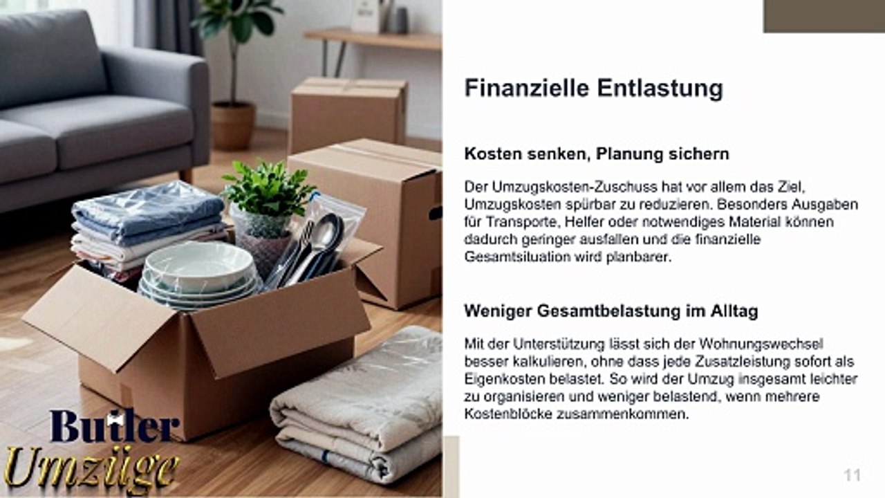 Umzugskosten-Zuschuss🚑Butler Umzüge GmbH📞Angebote für Umzug➡️Günstig
