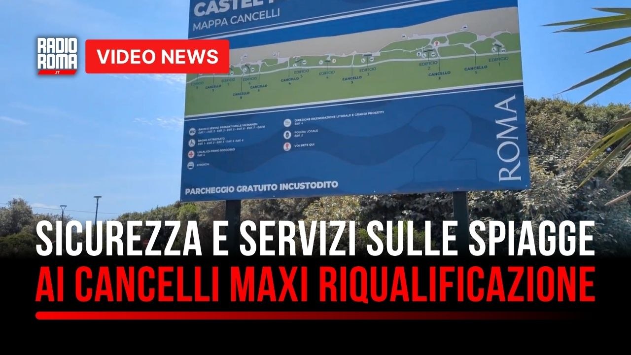 Sicurezza e servizi sulle spiagge di Castelporziano, maxi intervento di riqualificazione
