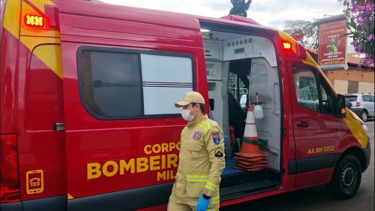 Idosa sofre queda em outro município, vem a Cascavel e pede ajuda para o Siate