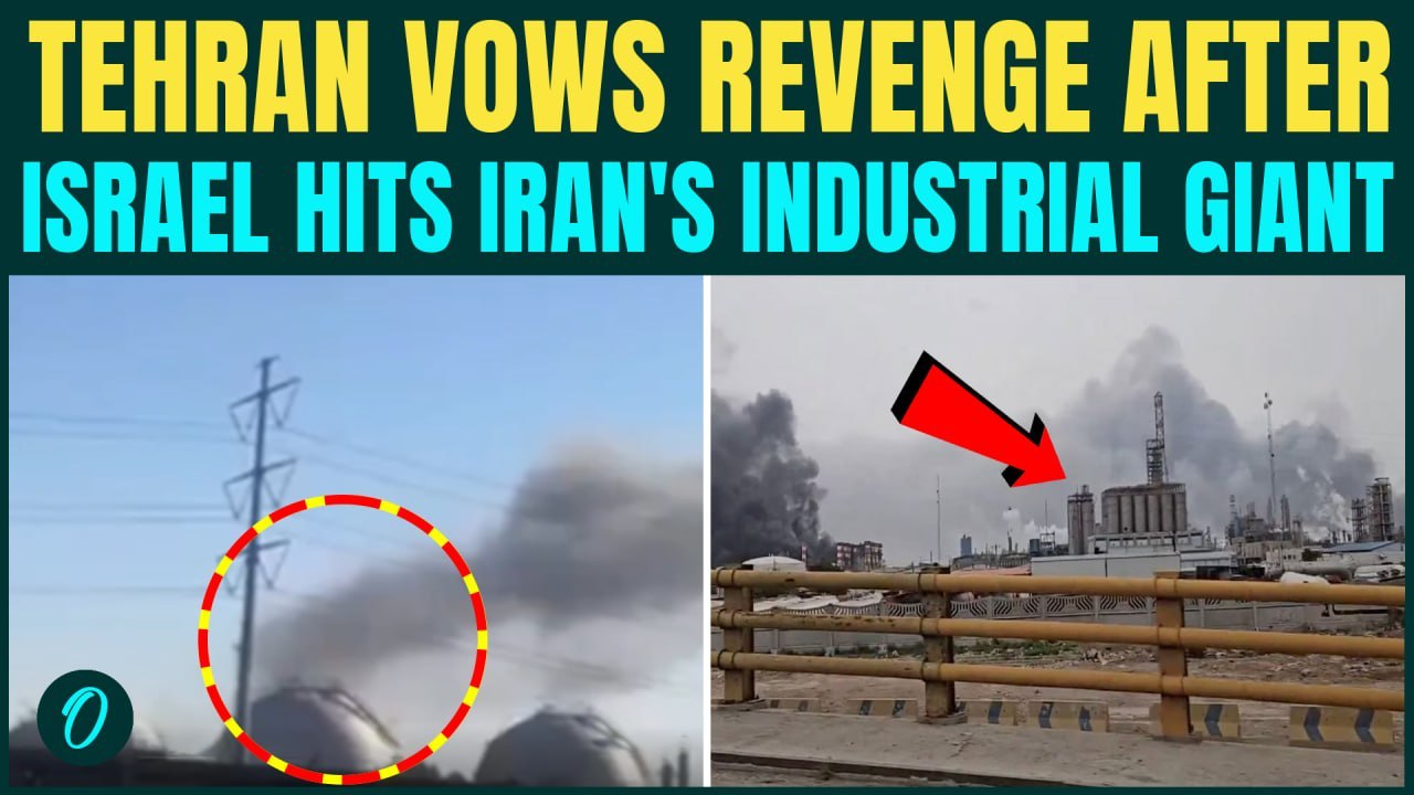 Iran FIRES BACK After Israel BOMBS Iran's Key Mahshahr  Petrochemical Giant | CHILLING Video