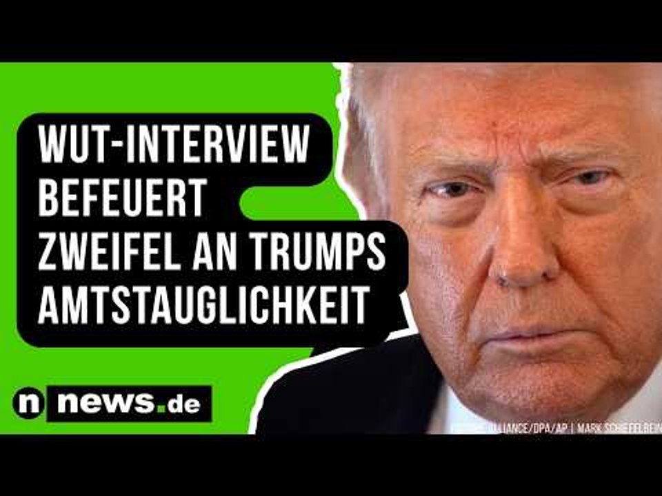 Donald Trump flippt aus: 'Sein Gehirn ist kaputt!' Interview befeuert Zweifel an Amtstauglichkeit