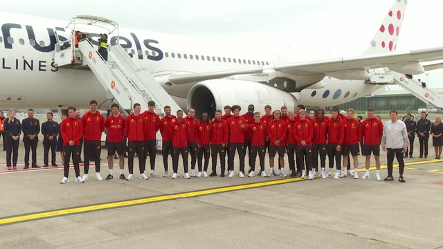 Llegada de Bélgica a Estados Unidos para jugar el Mundial 2026