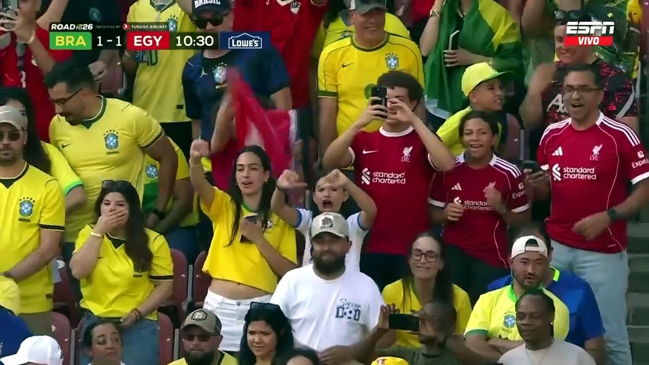 Brasil 2-1 Egipto | Resumen