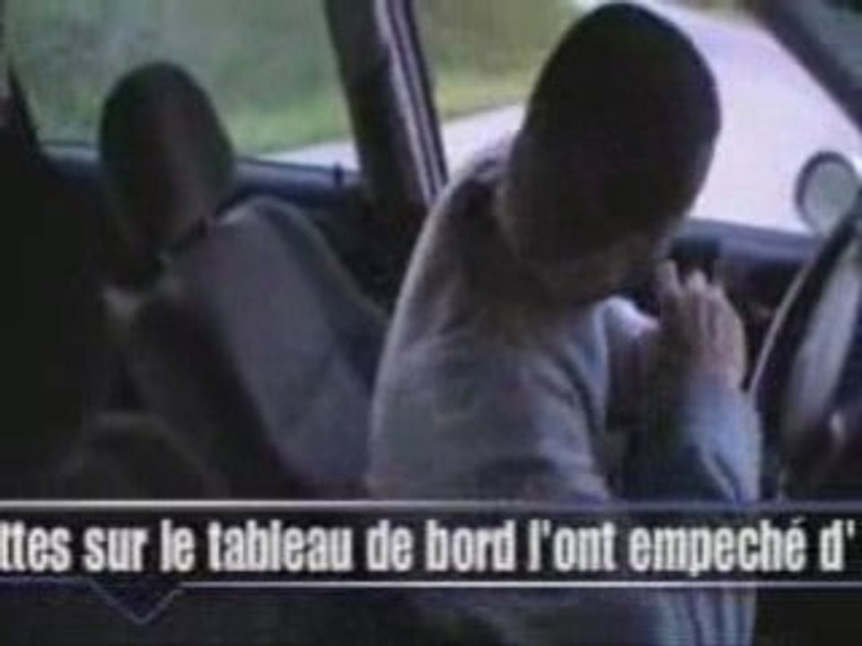 Triste Histoire, un drame avec 3,25 g d' alcool /l