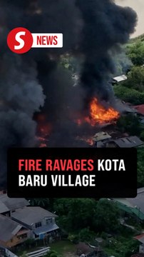 Bigger disaster averted: Bomba contains fire razing 15 houses in Kampung Cina
