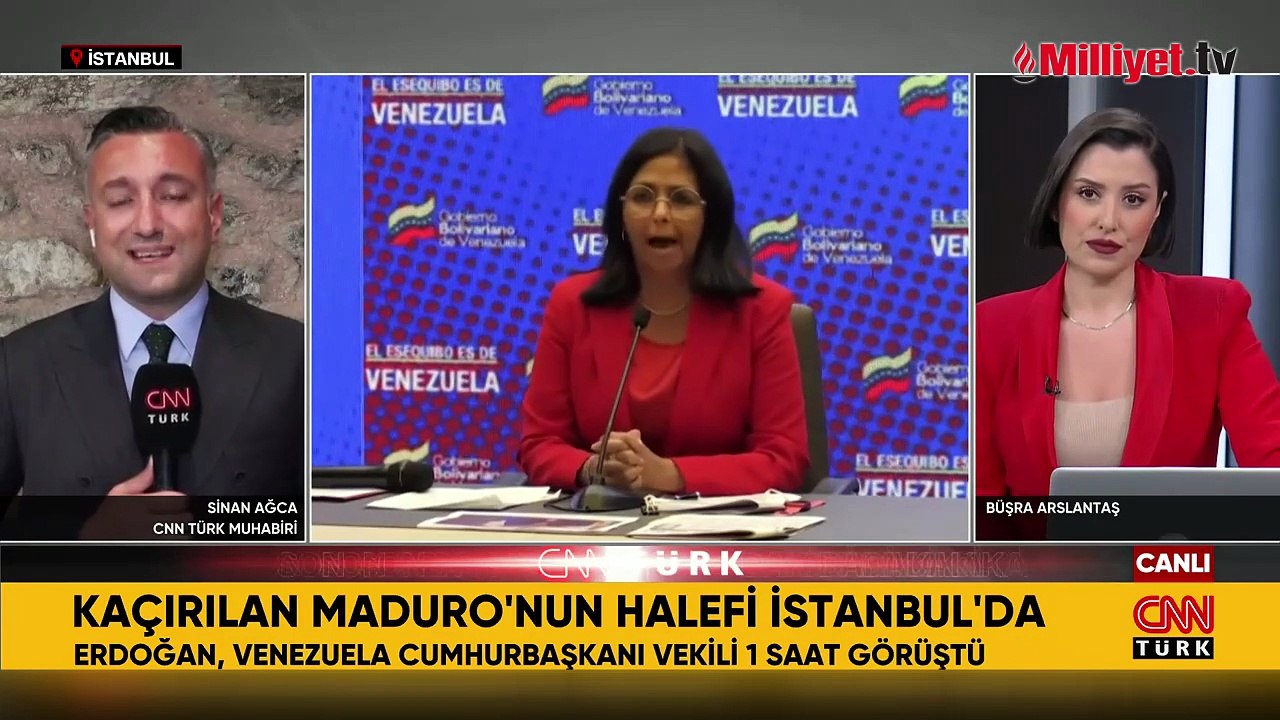 Cumhurbaşkanı Erdoğan, Venezuela Geçici Devlet Başkanı Rodriguez ile görüştü