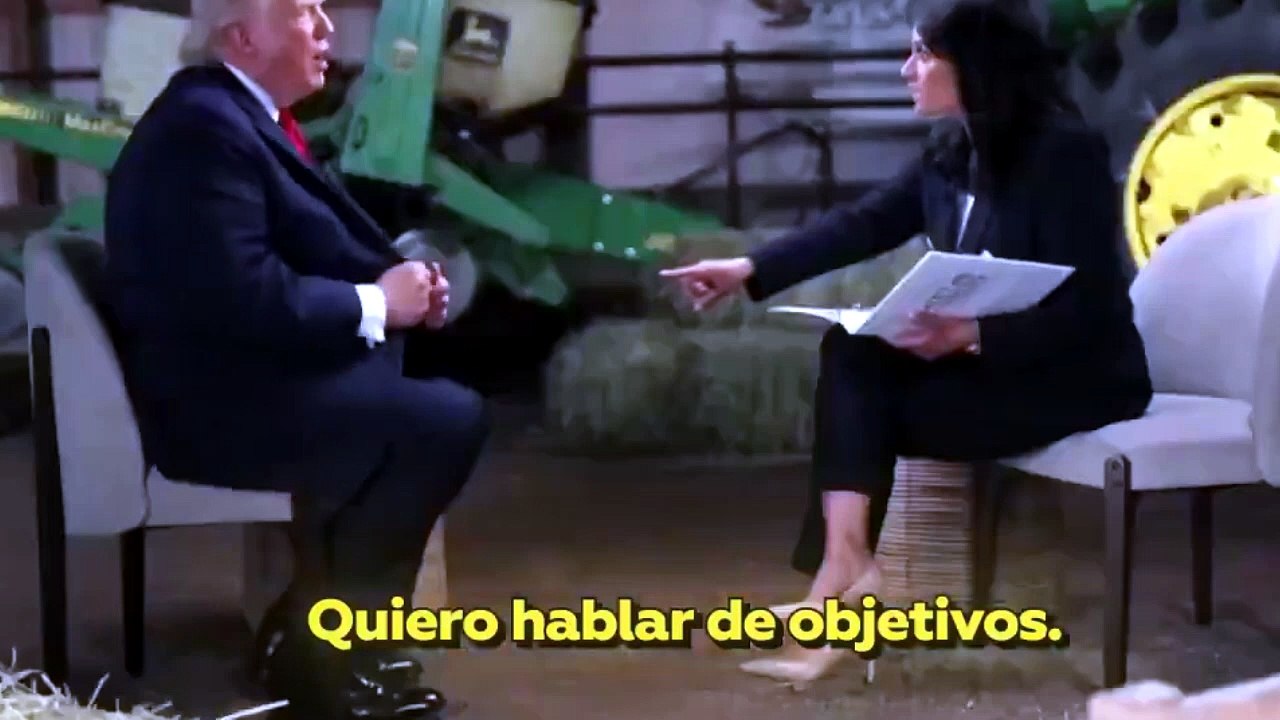 Donald Trump corta entrevista tras acusar a periodista de ser "corrupta"