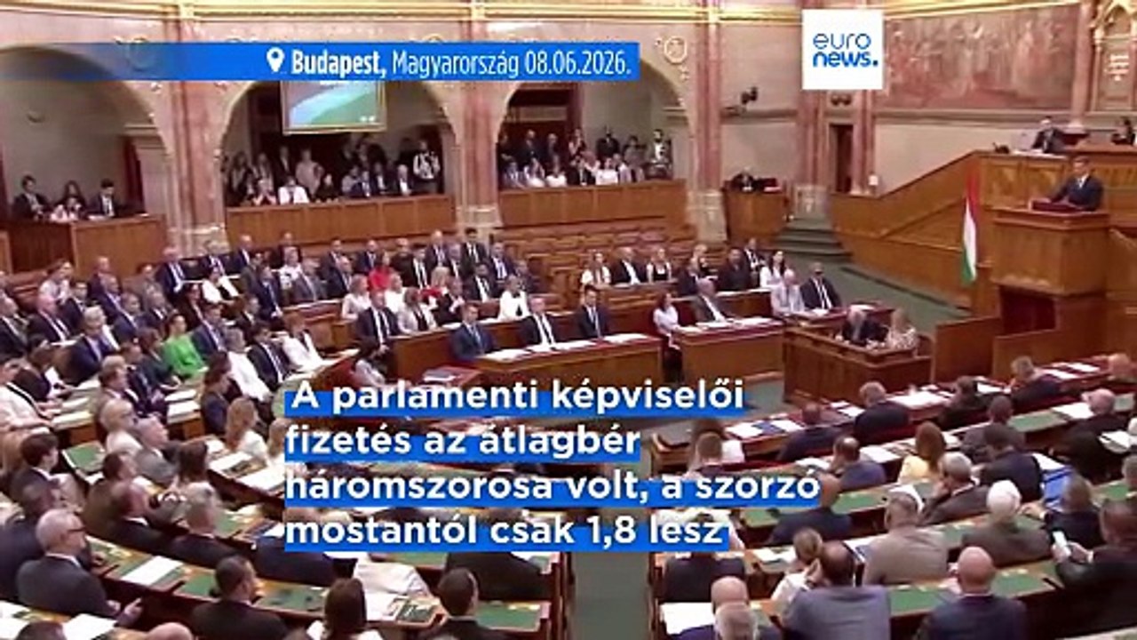 Jelentősen csökkentették az országgyűlési képviselők fizetését