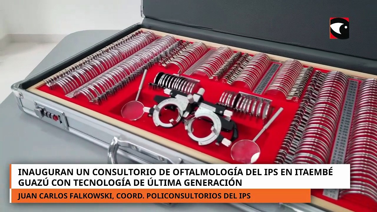Inauguran un consultorio de oftalmología del IPS en itaembé guazú con tecnología
