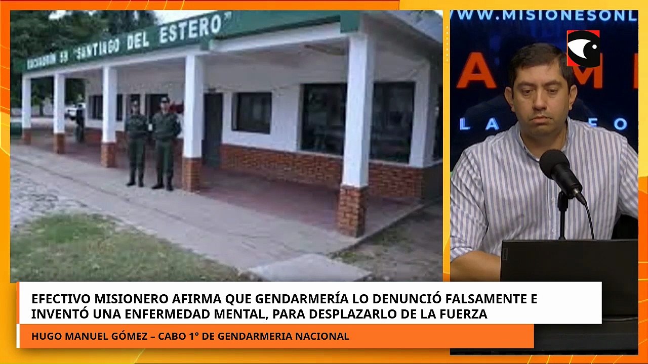 Efectivo afirma que Gendarmería lo denunció falsamente y le inventó una enfermedad mental