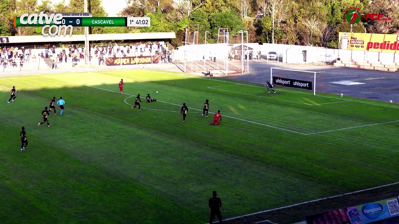 FC Cascavel perde para o Santa Catarina e vai pegar Marcílio Dias na 2ª fase da Série D