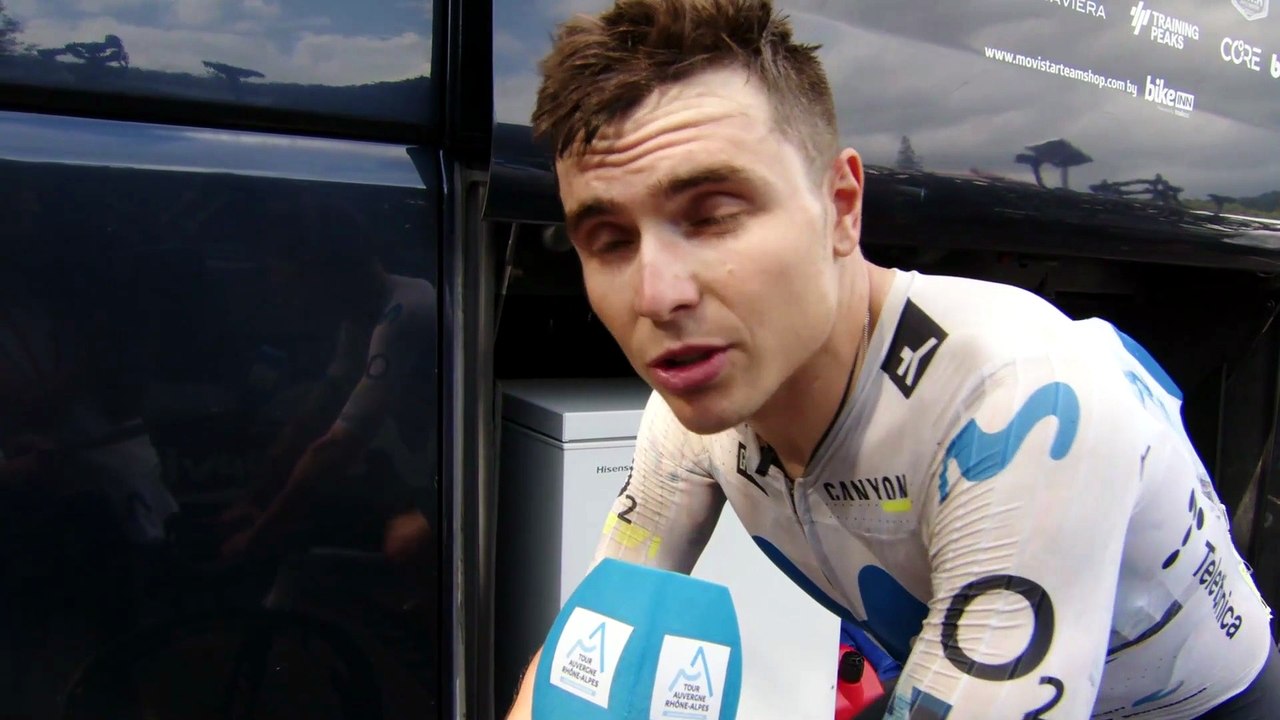 Tour Auvergne-Rhône-Alpes 2026 : Raúl García Pierna après l'arrivée de la 2e étape