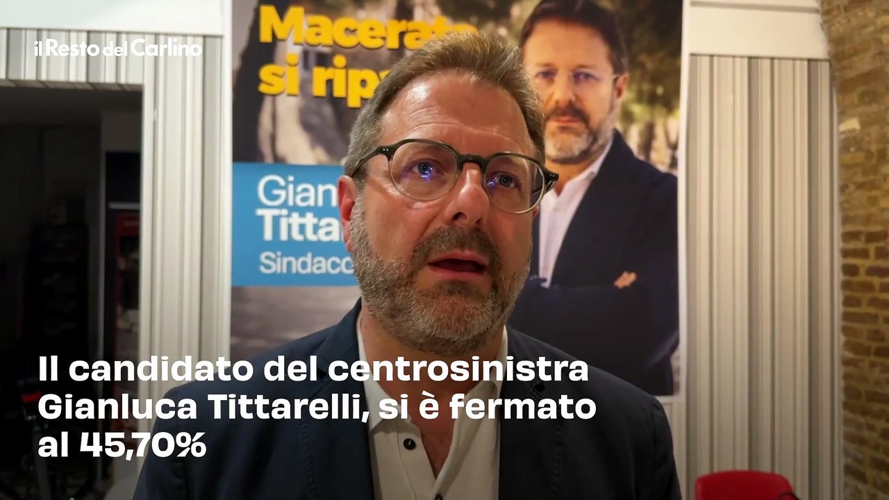 Tittarelli, lo sconfitto al ballottaggio di Macerata: "Faccio gli auguri al centrodestra"