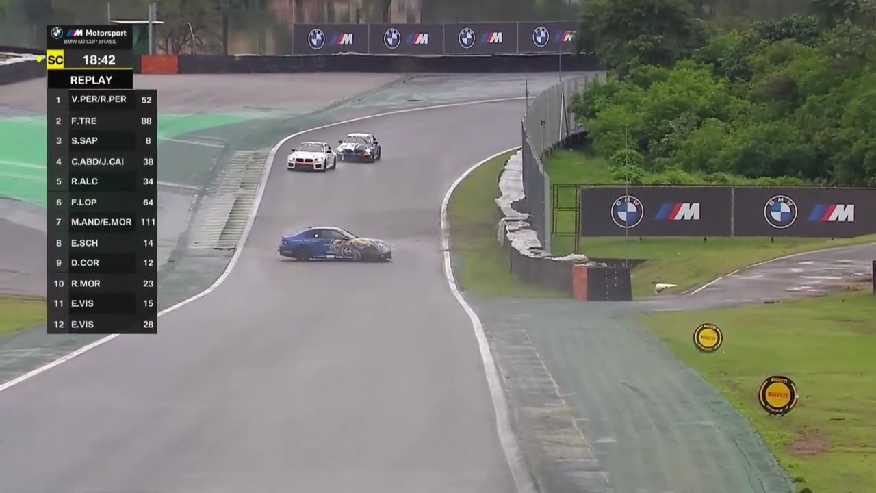 BMW M2 Cup Brasil 2026 Interlagos Race 1 Lopes Big Crash
