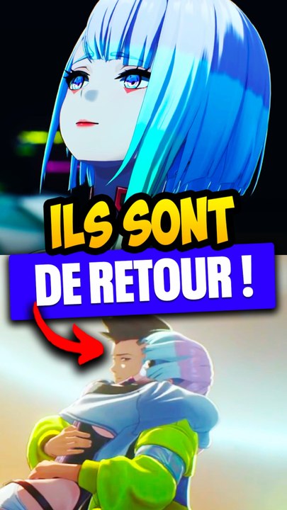 David et Lucy de Cyberpunk Edgerunners se retrouvent!