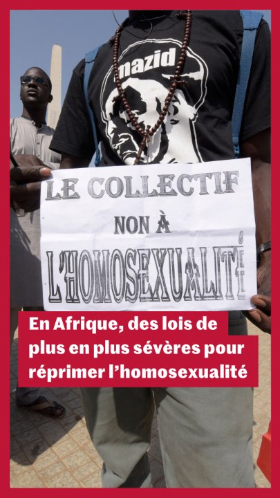 La carte de la répression de l'homosexualité en Afrique