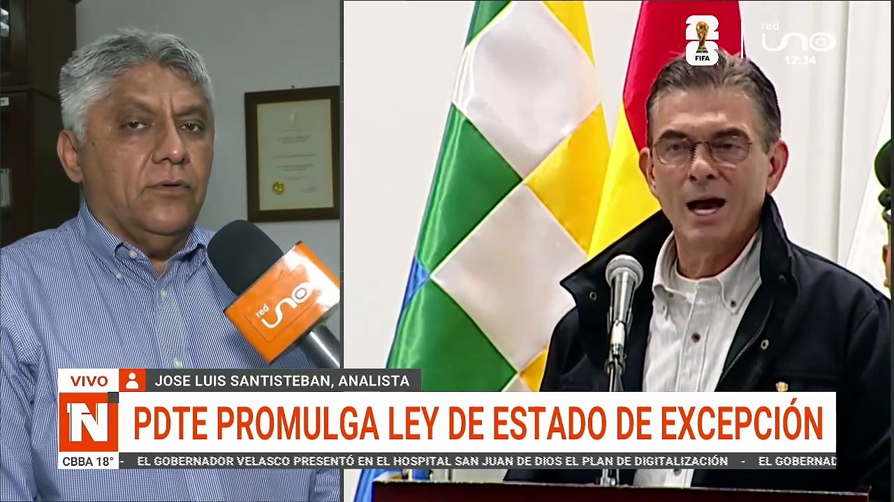 PDTE PROMULGA LEY DE ESTADO DE EXCEPCIÓN