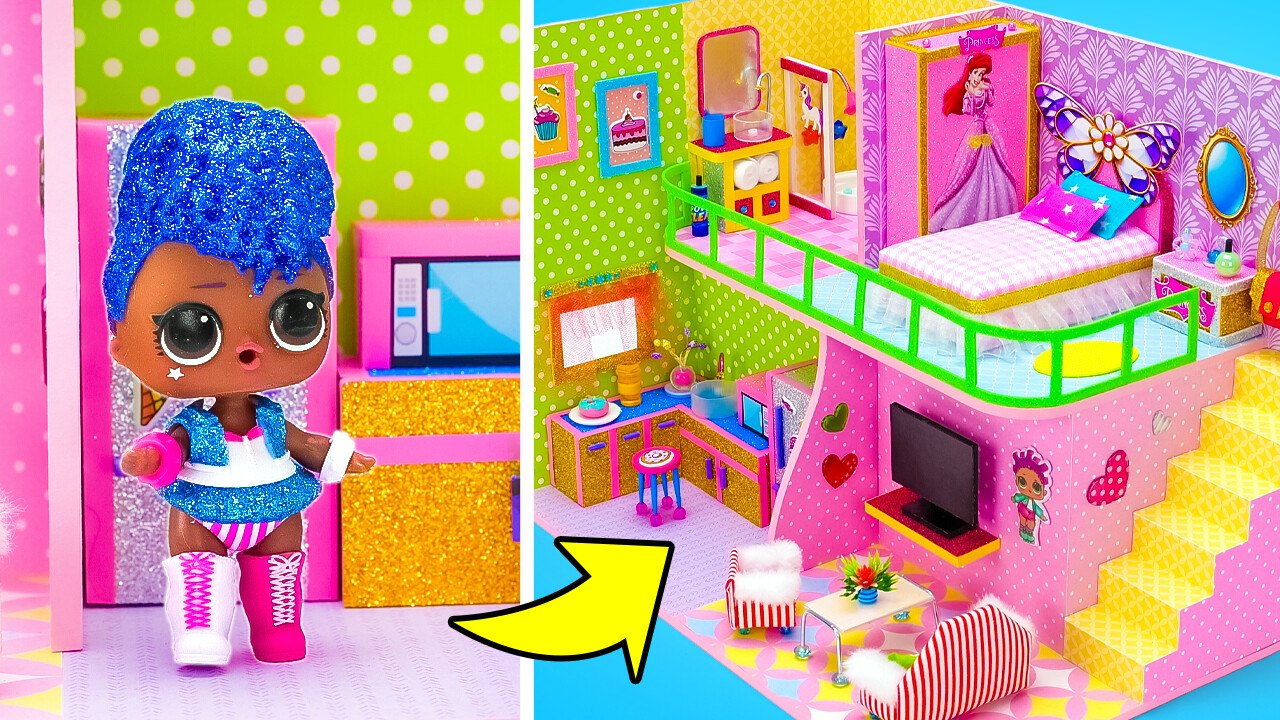 Construis la plus ADORABLE des maisons de poupées ! 🏠 Amusement DIY avec Mini Maison
